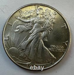 1942 PAIR OF Uncirculated Walking Liberty Silver Half Dollar No Mint Mark (P)