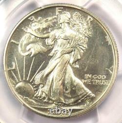 1942 PROOF Walking Liberty Half Dollar 50C PCGS Proof Details (PR/PF) Rare