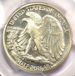 1942 PROOF Walking Liberty Half Dollar 50C PCGS Proof Details (PR/PF) Rare