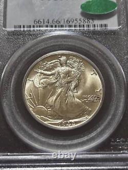 1942 P Half Dollars Liberty Walking PCGS MS-66 CAC