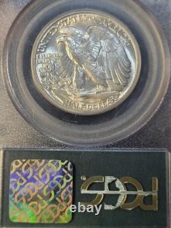 1942 P PCGS MS65 Walking Liberty Half Dollar OGH
