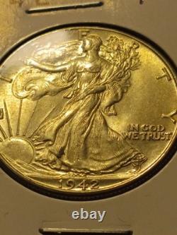 1942-P Walking Liberty Half Dollar BU Uncirculated