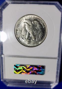 1942-P Walking Liberty Half Dollar MS66 Toning