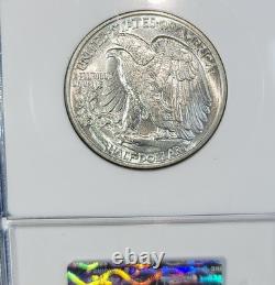 1942-P Walking Liberty Half Dollar MS66 Toning