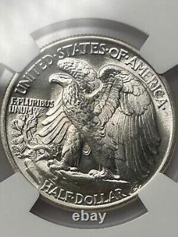 1942 P Walking Liberty Half Dollar NGC MS66+ CAC Green Premium Quality Walker