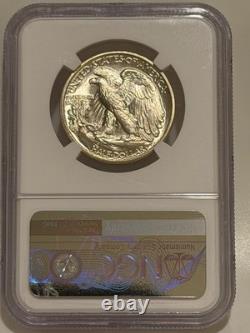 1942 P Walking Liberty Silver Half Dollar NGC MS66+ CAC Green PQ Walker