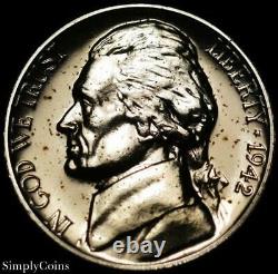 1942 Proof Set US Mint Coins Walking Liberty Mercury Uncirculated SKU-131