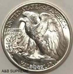 1942 S Walking Liberty Half Dollar From OBW Roll Estate CH-GEM Bu Unc 90% Silver