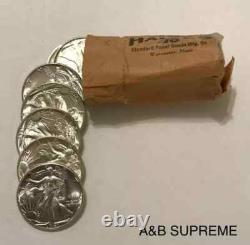 1942 S Walking Liberty Half Dollar From OBW Roll Estate CH-GEM Bu Unc 90% Silver