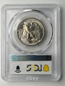 1942 S Walking Liberty Half Dollar PCGS MS64+ Beautifully Toned (PCGS Pop 105)