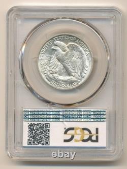 1942 S Walking Liberty Silver Half Dollar Pcgs Ms64