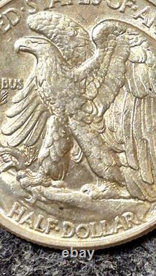 1942 Walking Liberty Half Dollar 90% Silver MS+ Features Philadelphia 50c