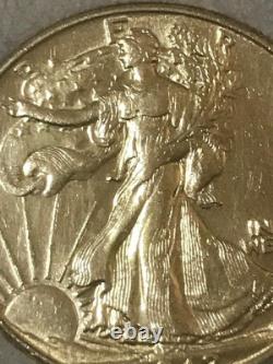 1942 Walking Liberty Half Dollar -No Mint Mark-Great Condition-90% Silver