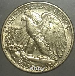 1942 Walking Liberty Half Dollar -No Mint Mark-Great Condition-90% Silver