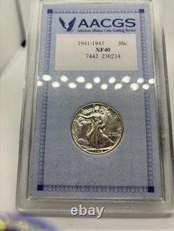 1942 Walking Liberty Half Dollar -No Mint Mark-Great Condition-90% Silver