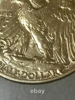 1942 Walking Liberty Half Dollar -No Mint Mark-Great Condition-90% Silver