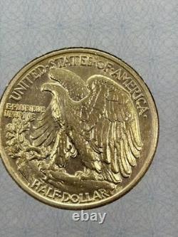 1942 Walking Liberty Half Dollar -No Mint Mark-Great Condition-90% Silver