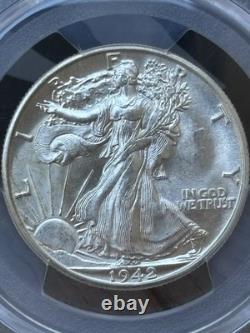 1942 Walking Liberty Half Dollar Set P/D/S PCGS MS64 Silver 3-Coin Lot