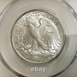 1942 Walking Liberty Half PCGS MS66 White with good luster