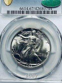 1942 Walking Liberty Silver Half Dollar PCGS MS67 CAC