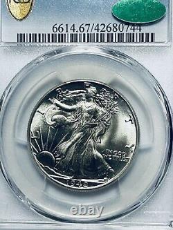 1942 Walking Liberty Silver Half Dollar PCGS MS67 CAC