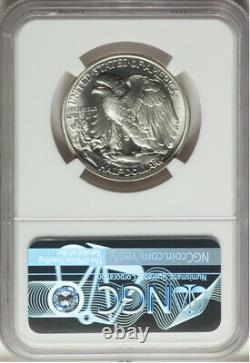 1942 Walking Liberty Silver Half Dollar PR67+ NGC. Great Looking Coin