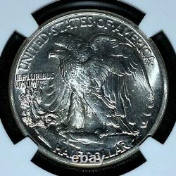 1942-p Walking Liberty Half Dollar Ngc Ms-66 50c Uncirculated 002 Trusted