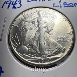 1943 50C Walking Liberty Half Dollar