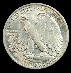 1943 50C Walking Liberty Half Dollar- Choice Gem Bu- SMH1072
