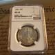 1943 50c Walking Liberty Half Dollar Ngc Ms64 90% Silver Wwii Era Rim Toning