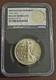 1943 90% Silver Walking Liberty Slab With Original Bag Fragment Ngc Bu