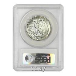 1943-D 50c Walking Liberty PCGS MS67 Denver Gem Graded Silver Half Dollar Coin