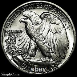 1943-D DDO Walking Liberty Half Dollar BU Uncirculated US Coin SKU-5363