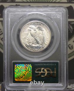 1943 D Walking Liberty Half Dollar 50c PCGS MS64 #752 OGH Old Green ECC&C, Inc