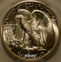 1943-D Walking Liberty Half Dollar PCGS Secure & CAC MS-67! A WOW coin