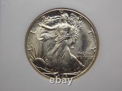 1943 D Walking Liberty SILVER Half Dollar 50c NGC MS66 #005 BU GEM ECC&C, Inc
