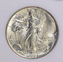 1943 Liberty Walking Half Dollar Ngc Ms65 Cac