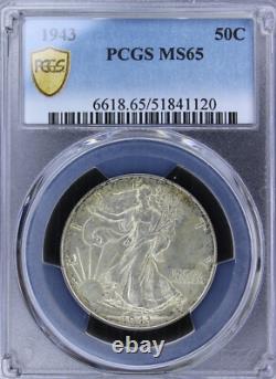 1943 MS65 Walking Liberty Half Dollar, PCGS 51841120