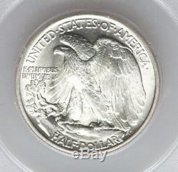 1943 PCGS CAC MS65 OGH Rattler Walking Liberty Silver Half Dollar Walker GEM BU