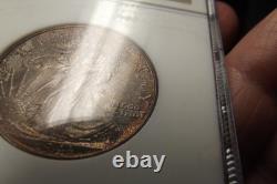 1943-P Silver Walking Liberty Half $ NGC MS65 Older Gen Holder PQ