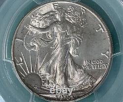 1943-P Walking Liberty Half Dollar, PCGS MS-65, Pristine