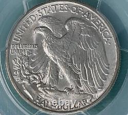 1943-P Walking Liberty Half Dollar, PCGS MS-65, Pristine