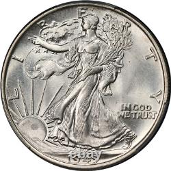 1943-P Walking Liberty Half PCGS MS66 Superb Eye Appeal Strong Strike