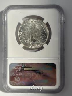 1943 P Walking Liberty Silver Half Dollar NGC MS65 Stunning Blazer