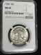 1943 Silver Walking Liberty Half Dollar Ngc Graded Ms 64