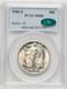 1943-s 50c Cac Walking Liberty Half Dollar Pcgs Ms66