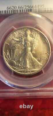 1943-S Walking Liberty half dollar PCGS MS 66 SEE STORE PCGS GRADED COINS