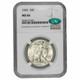 1943 Walking Liberty Half Dollar 50c Ngc Ms 66 Cac