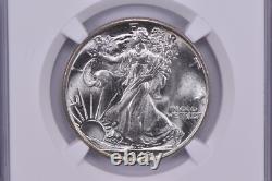1943 Walking Liberty Half Dollar 50c MS65 NGC Miles Standish Label