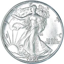 1943 Walking Liberty Half Dollar 90% Silver Choice BU US Coin See Pics T476